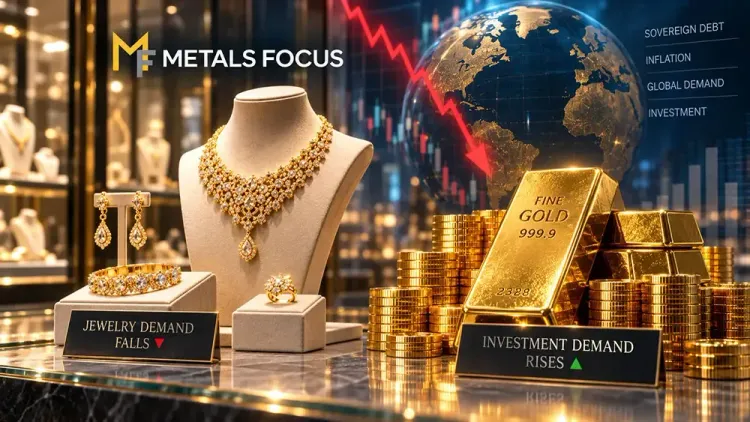 Gold’s record prices are reshaping demand as investors replace jewelry buyers - Metals Focus