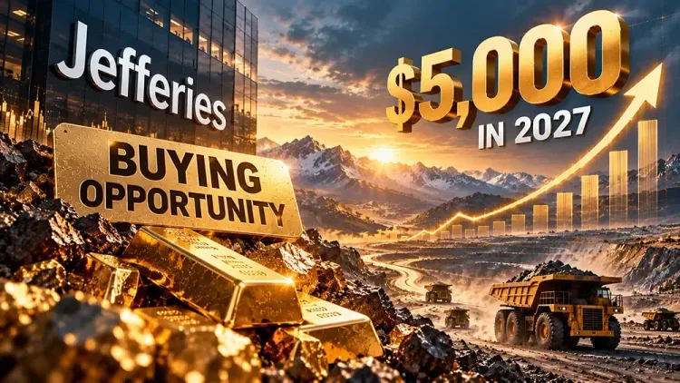 Gold's weakness is a buying opportunity as Jefferies sees $5,000 price in 2027, healthy mining margins