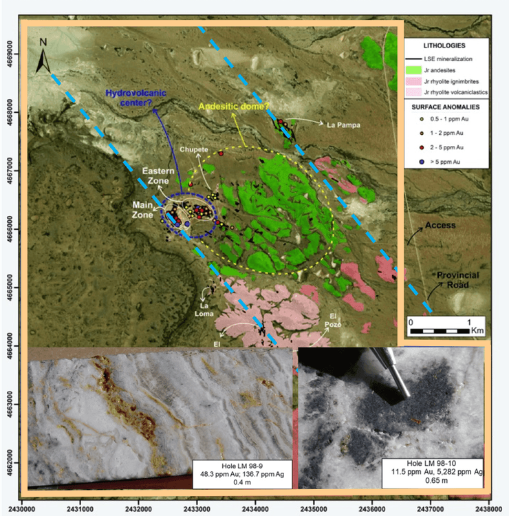 La Manchuria is located in the Deseado Massif – one of the most prolific epithermal gold-silver regions in the world