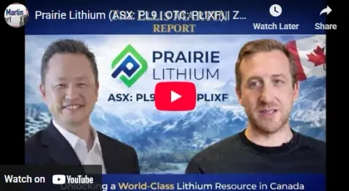 Ellis Martin Report – “Prairie Lithium (ASX: PL9) (OTC: PLIXF) – Zach Maurer & Dr. Uong Chon” (Video)