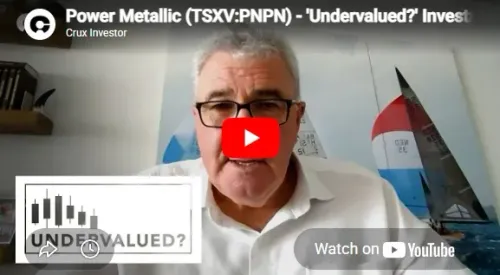 “Power Metallic (TSX-V:PNPN) – ‘Undervalued?’ Investment Series, with Terry Lynch” (Video)