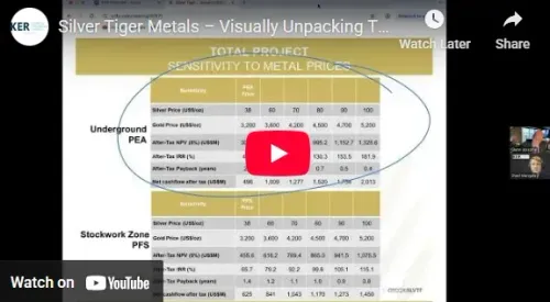 Silver Tiger Metals – Visually Unpacking The El Tigre Project Underground PEA